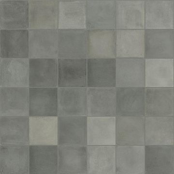 Gresie exterior / interior portelanata gri 10x10 cm, Marazzi D_Segni Blend Carbone