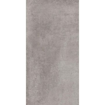 Gresie interior portelanata rectificata gri 30x60 cm, Marazzi Clays Lava