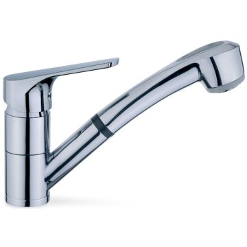 Teka Mont MTP 978 Baterie chiuveta bucatarie monocomanda cu dus extractibil, crom
