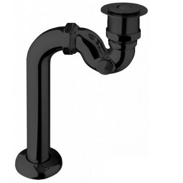 Besco Sifon cada cu click-clack, negru mat