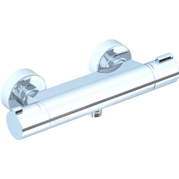 Ravak Baterie dus cu termostat plata, montaj pe perete
