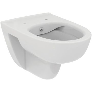 Vas WC cu bideu suspendat Ideal Standard I.Life A 36x54 cm evacuare orizontala, oval