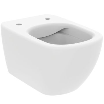 Vas WC suspendat Ideal Standard Tesi A Rimless 37x54 cm evacuare orizontala, alb mat