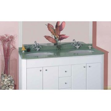 Arthema Venezia B Blat baie pentru lavoar 140 PT 2 LAVOARE (143x57 cm)