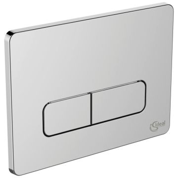 Ideal Standard Clapeta de actionare WC dual-flush, colturi rotunjite, crom