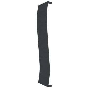 Radox Wave Calorifer (radiator) decorativ 400xH1800 mm, negru texturat