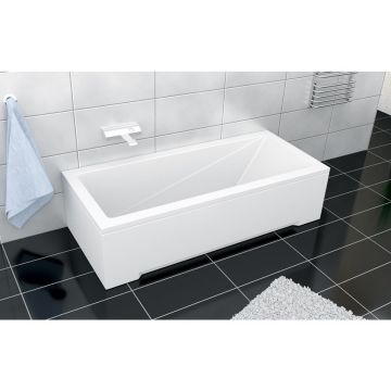 Cada baie dreptunghiulara Besco Modern acril 150x70 cm