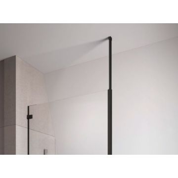 Radaway Brat telescopic de sustinere pentru perete dus, negru