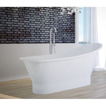 Cada freestanding ovala Besco Gloria compozit 160x68 cm