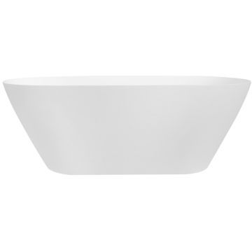 Cada freestanding ovala Besco Moya compozit 160x69 cm, alb