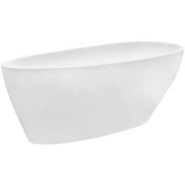 Cada freestanding ovala Besco Goya compozit 170x72 cm, alb