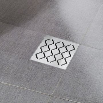 Sifon pardoseala Ravak SN501 cu grilaj inox, 11x11 cm