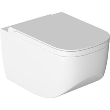 Vas WC suspendat Hatria Next Rimless 36x56 cm evacuare orizontala