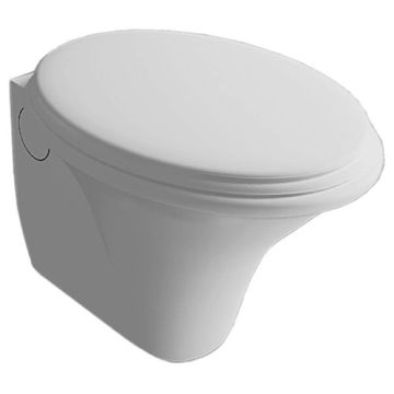 Vas WC suspendat Hatria Sculture 40x60 cm evacuare orizontala